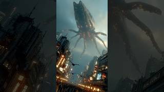 This Battle Is Destroying the City… 😱 | Sci-Fi Monsters #youtubeshorts #cinematic #aivideo #shorts