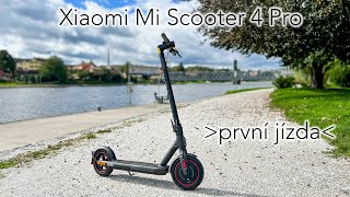 Xiaomi Mi Scooter 4 Pro - první jízda. Oni to prostě umí 👌 🛴