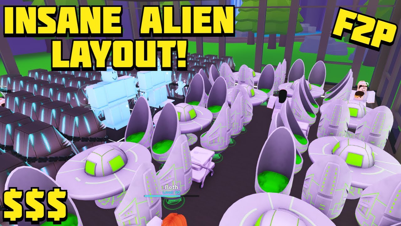 SUPER INSANE ALIEN LAYOUT! | Roblox My Restaurant
