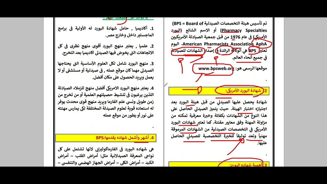 فيديو تعريفي عن ما هو البورد الأمريكى