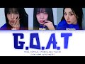 TWICE G O A T Lyrics Color Coded Lyrics TWICE G O A T Lyrics Color Coded Lyrics