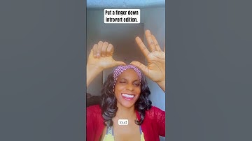 Put a finger down Challenge: introvert edition. Let’s see how quiet you are. #fun #shorts #funny