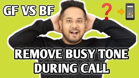 How to Remove Call Waiting Busy Tune During Call  - Call Forwarding