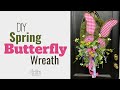 How to Spring Butterfly Wreath