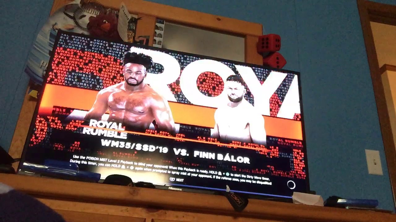 Xavier woods vs Finn balor