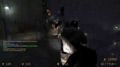 Counter-Strike Zombie Escape Mod, CS Source, Map: ze_survivors_b5, Level 2