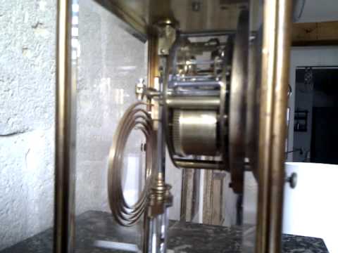 Pendule Cage Sonnerie Sur Gong 