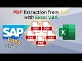Automate Bulk PDF Extraction with Excel VBA and SAP GUI Scripting