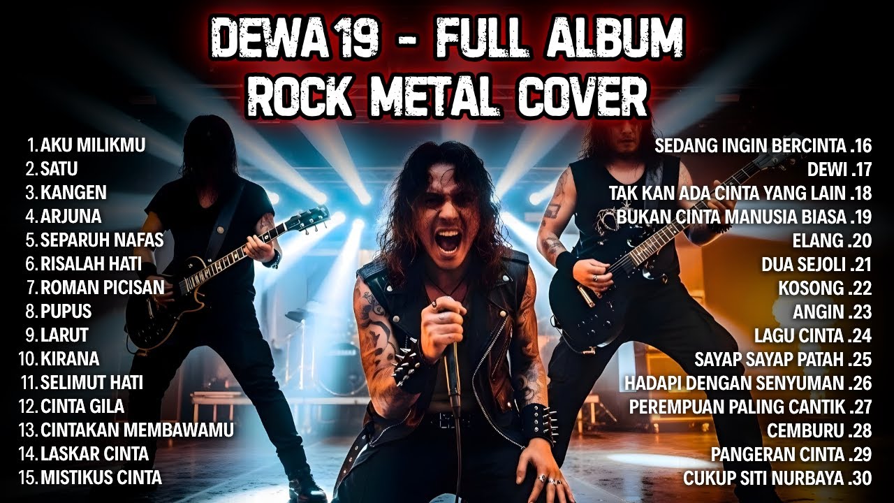 Kumpulan Lagu Dewa19 Terbaik Versi Hard Rock ┃ Cover by DISTORSI MALAM