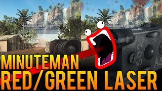 Minuteman - Red vs. Green Laser Sights - What's the Best Laser Sight in Battlefield 4 (BF4)