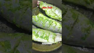 Dhadyare/ Jew fish fry in green paste ♥️ shorts  feelgooddaily fish