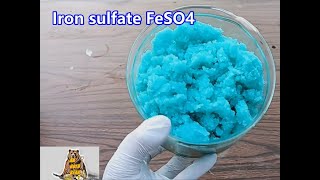 How To Make Ferrous Sulfate At Home. Iron Sulfate. Feso₄