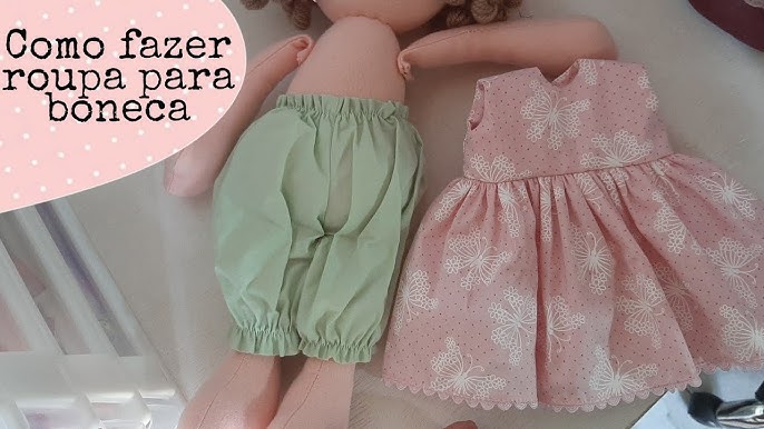 Modo fácil de fazer roupa para boneca/ dica/como fazer? 