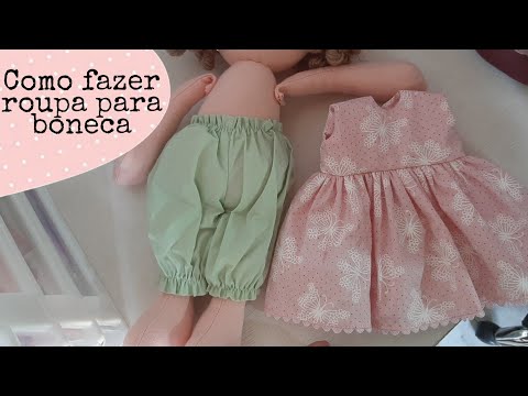 How to make doll clothes/doll dresses