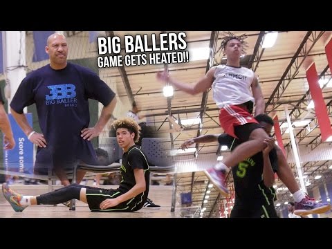 Big Ballers Respond to HEATED TEAM with BUCKETS! Melo Shows Up Late In WRONG JERSEY!