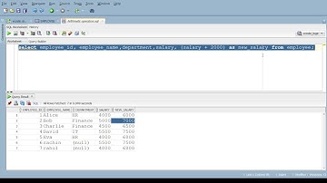 Oracle Arithmetic Operators | How to user arithmetic operators in oracle with query example