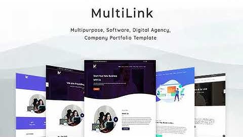 MultiLink - Business Multipurpose, Company Portfolio HTML Template | Themeforest Website Templates