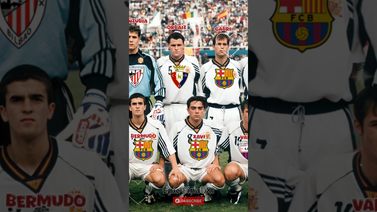 🔥 Unforgettable 🇪🇸 Spain U20 Squad 1999 ❤️ FIFA U20 World Champions 🏆 Legends Started Here!