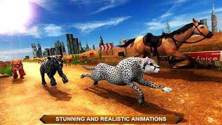 Black Wild Panther Crazy Racing Panther, Lion, Horse, Cheetah, Tiger - Android Gameplay #7 screenshot 3