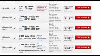Xfinity Options / Double & Triple Play