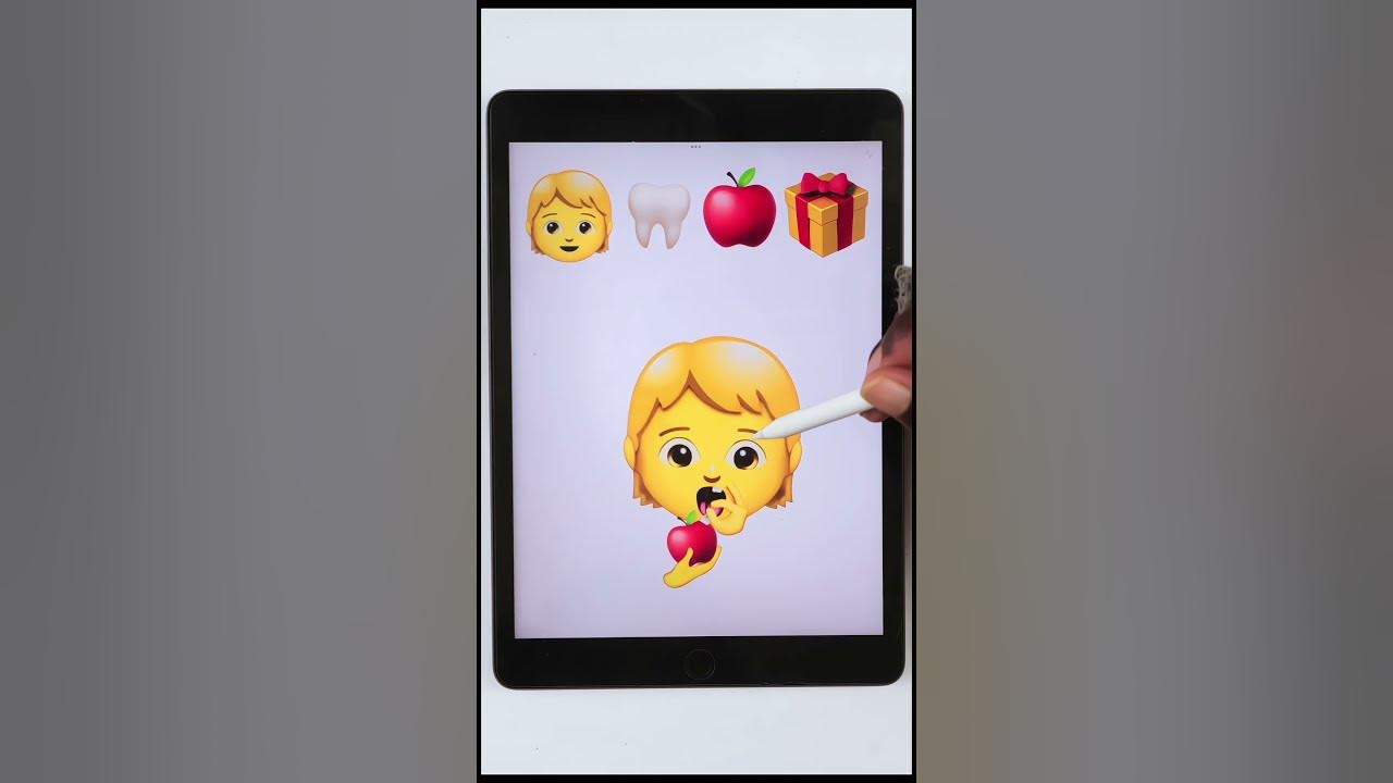Name this emoji 👶🦷🍎#digitalart #funny #shorts #emojichallange