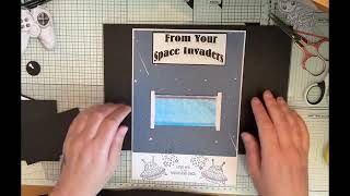 Space invaders Father’s Day card