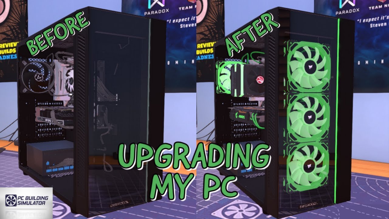 Upgrading My PC | PC Building Simulator - YouTube