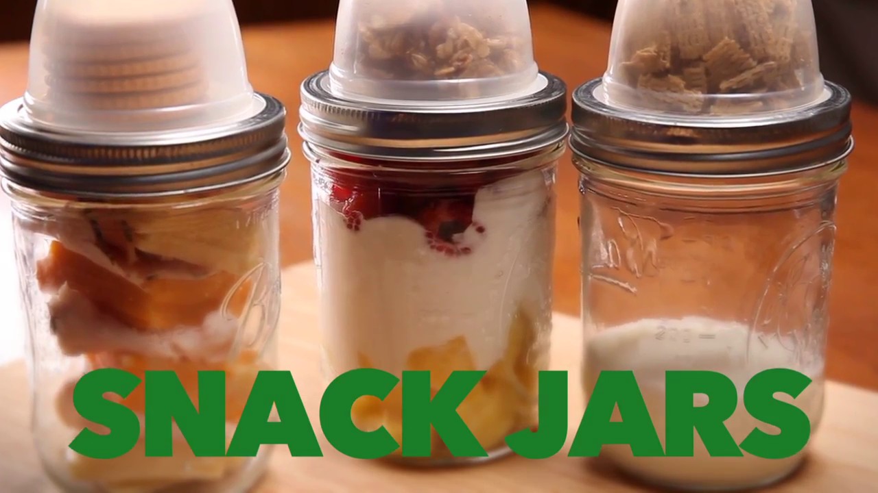 glass snack jars