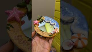 Cute diy mirror for clay 🪞| Clay art 😍#clayart #diy #ytshorts