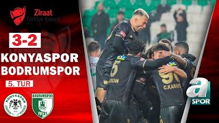 Konyaspor 3 - 2 Bodrumspor Maç Özeti̇ Ziraat Türkiye Kupası 5. Tur Maçı 22.12.2022