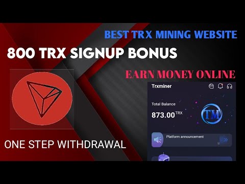 Earn Free Trx Daily | Trx Mining Site| Earn Money Online |  | TRX Mining Today |  Make Money Online