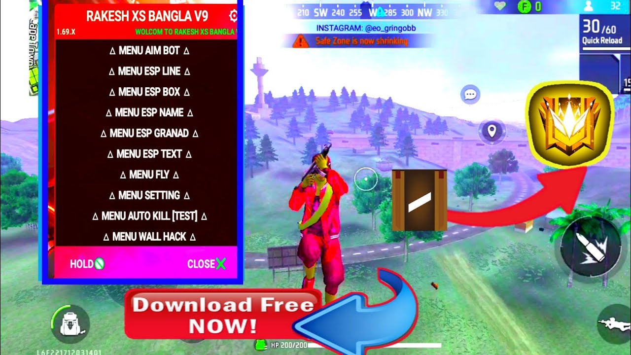 Free Fire Hack free fire obb 38 hack