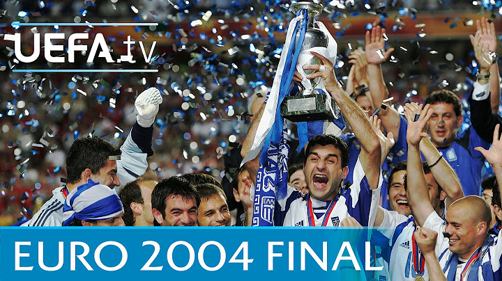 UEFA EURO 2004 final: Greece 1-0 Portugal highlights