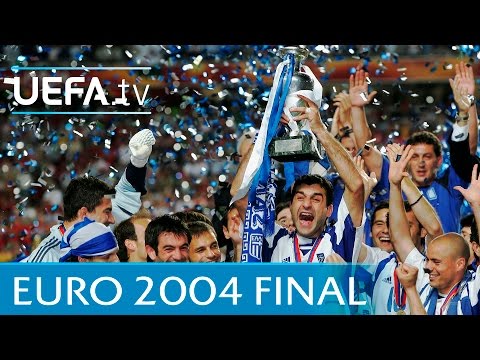 UEFA EURO 2004 final: Greece 1-0 Portugal highlights