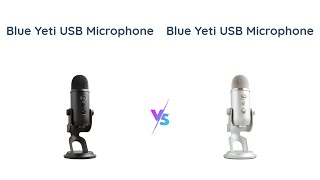 Blue Yeti Microphone Comparison: Blackout vs Renewed Silver