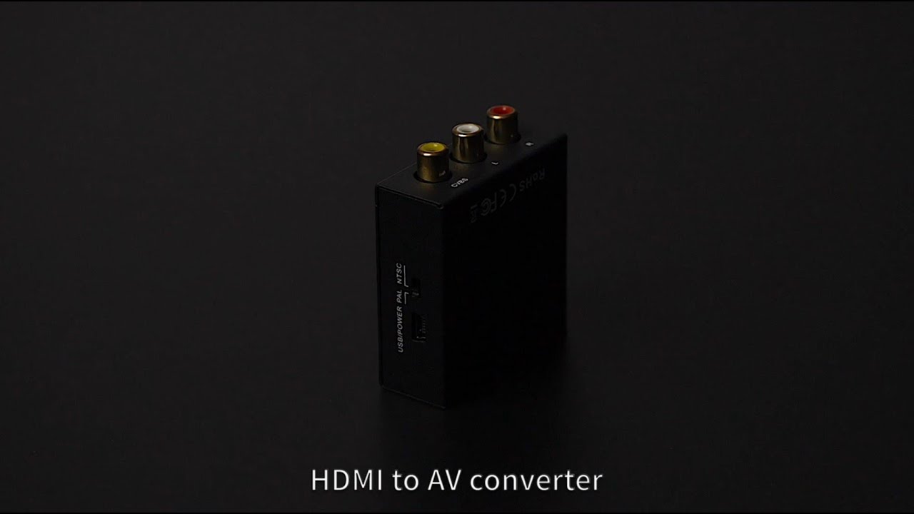 Vention Aeeb0 Hdmi to Rca Converter (Black Metal Type)
