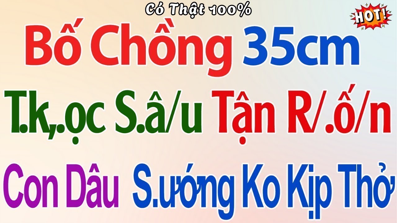 Truyện Đêm Khuya:Nàng dâu Trẻ Nương Tựa Bố Chồng | Nghe 5 Phút Là Ngủ
