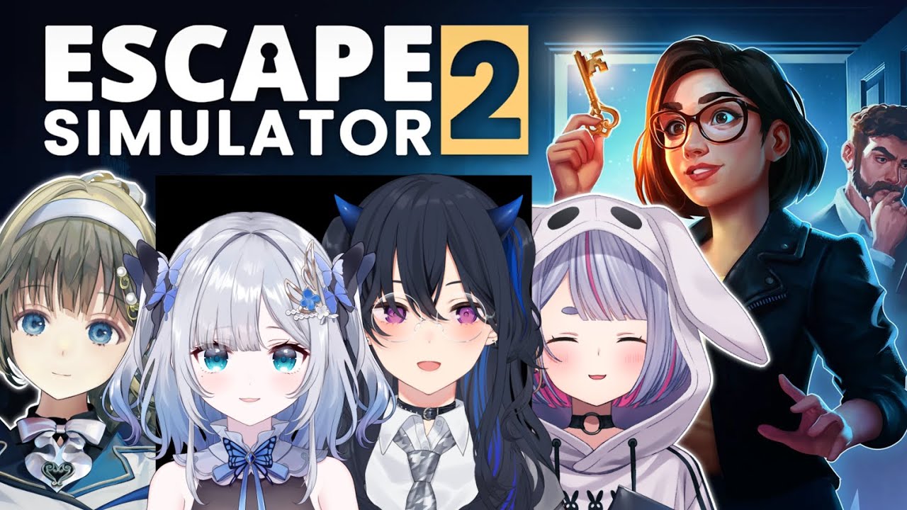 【Escape Simulator 2】カスミレですごめんなさい脱出させてください【ぶいすぽっ！/花芽すみれ】