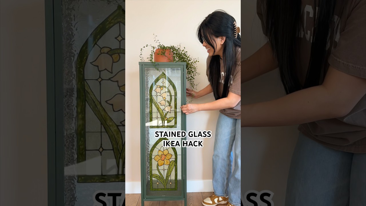 Умоляю вас попробовать витражную краску этой весной и летом! Что вы думаете об этом трюке из IKEA?