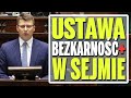 Opozycja zawiodła -  „Bezkarność plus” przyjęta przez Sejm [Skrót debaty w Sejmie]