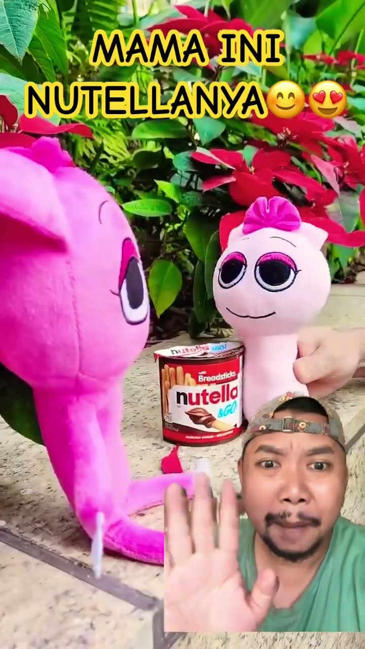 MAMA SUKA NUTELLA GO COKLAT!!!?? #funny #pink #cute #shortsfeed #nutella