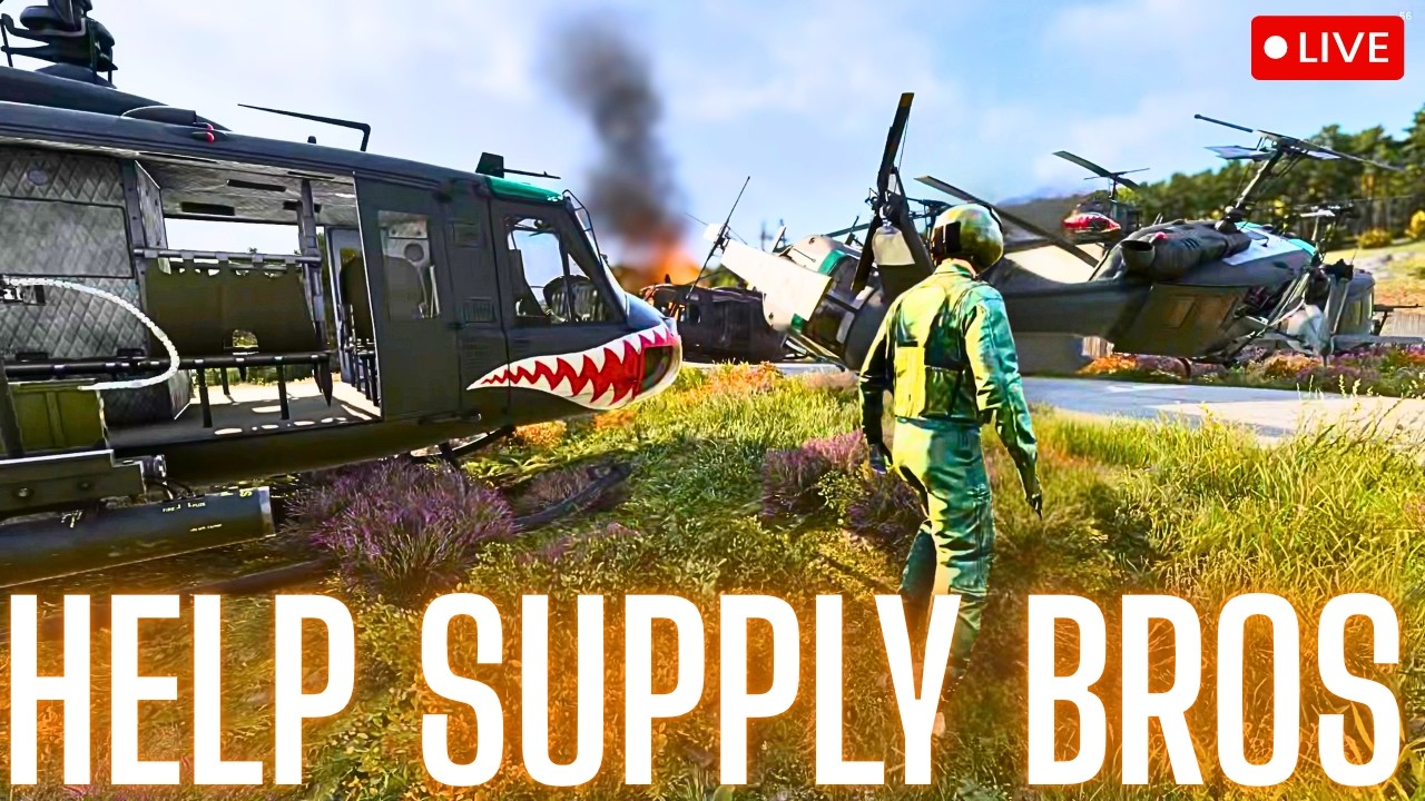 Supply Bro's making your dreams come true - Subscriptions keep helicopters flying