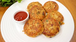 Quick And Tasty Chicken Potato Cutlets Recipe | Chicken Potato Kabab Recipe | Potato Snack