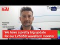 Cabsat 2024 matthias fuchs leader we have a pretty big update for our lv5350 waveform monitor