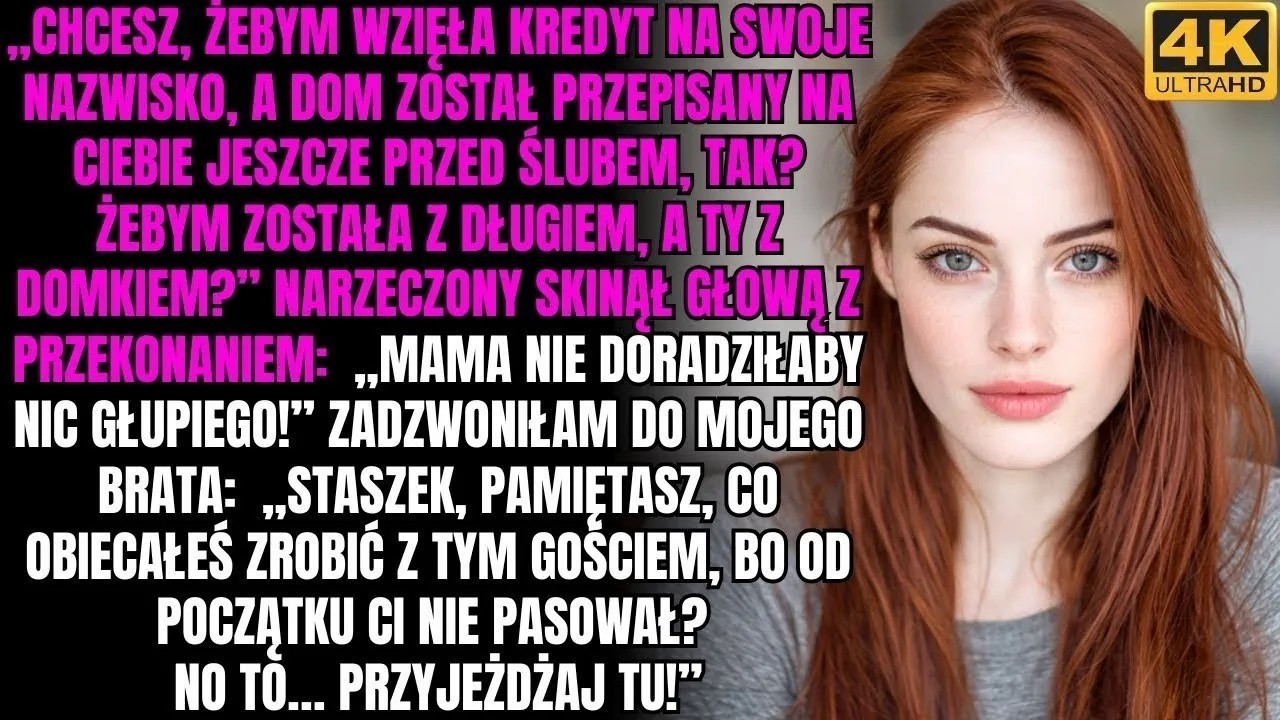„To tylko formalność” – powiedział Walenty, składając dłonie na stole, jakby właśnie omawiali kolor ścian, a nie kredyt na moje nazwisko i domek, który miał być tylko na niego. Zwykły czwartek, ta...