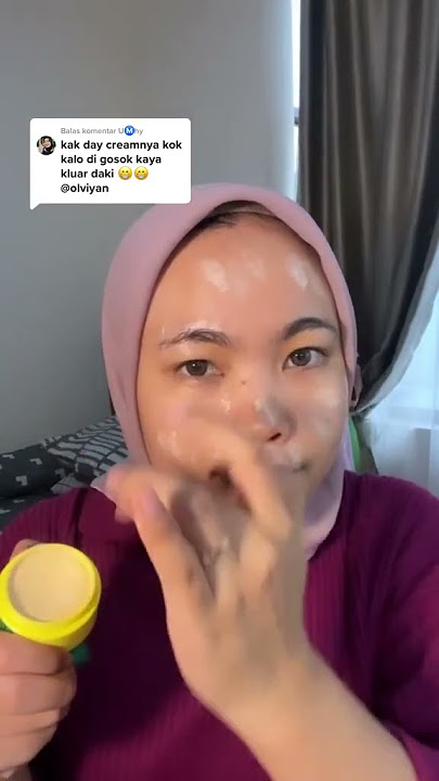 GINI CARA PAKE CREAM TEMULAWAK YANG BENAR