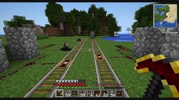 Minecraft/Tekkit How to: Tekkit/Railcraft Train Stations Version 1 Tutorial