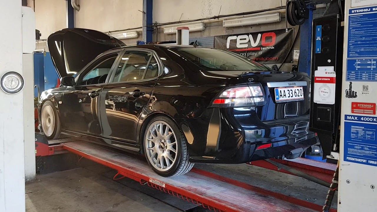 SAAB 9-3SS maptun stage 1 rolling road!
