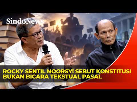 Rocky Gerung Sentil Keras Ichsanuddin Noorsy Soal UUD: Konstitusi Tak Bicara Pasal! | RakBer