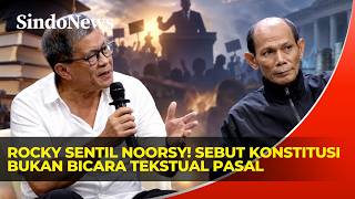 Rocky Gerung Sentil Keras Ichsanuddin Noorsy Soal UUD: Konstitusi Tak Bicara Pasal! | RakBer